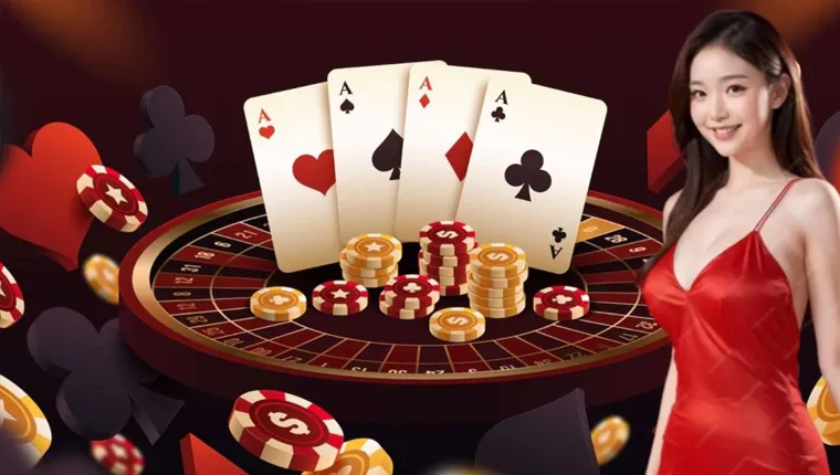 Responsible gambling message with a clock and money